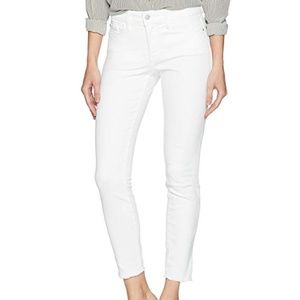 NYDJ Women's Skinny Ankle in Twill with Fray Hem